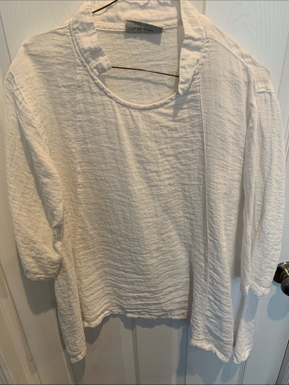 White Tunic Blouse Size Medium
